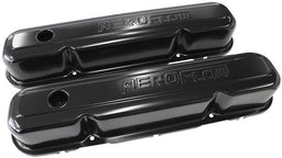 Aeroflow Performance Suit SB Chrysler 318-340-360 With Aeroflow Logo Black Steel Valve Covers AF1822-5006 Autofit