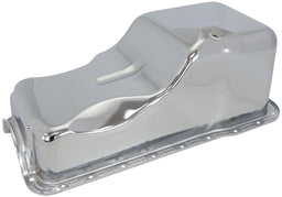Aeroflow Performance Suit Small Block Ford 351 Windsor Front Sump, 5.8L Capacity Ford 351 Windsor Standard Replacement Oil Pan, Chrome Finish AF82-9532C Autofit