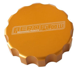 Aeroflow Performance Suit Small Cap, Gold Finish Billet Radiator Cap Cover AF463-0032G Autofit