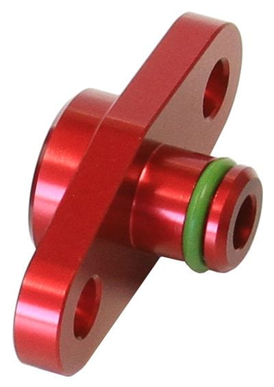 Aeroflow Performance Suit Subaru, Nissan, Mazda with 32.5mm Centres Fuel Rail Adapter (Red) AF64-2064R Autofit