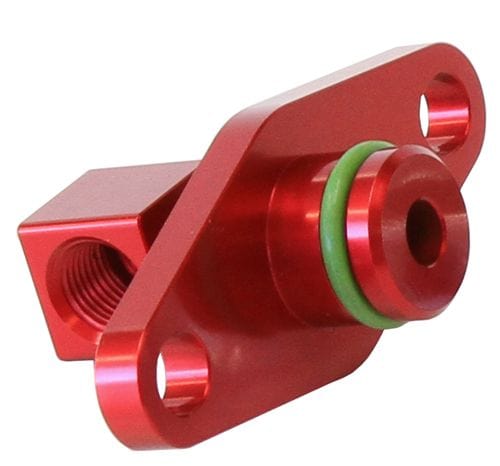 Aeroflow Performance Suit Subaru Sti EJ25 2008-on Fuel Rail Adapter (Red) AF64-2067R Autofit