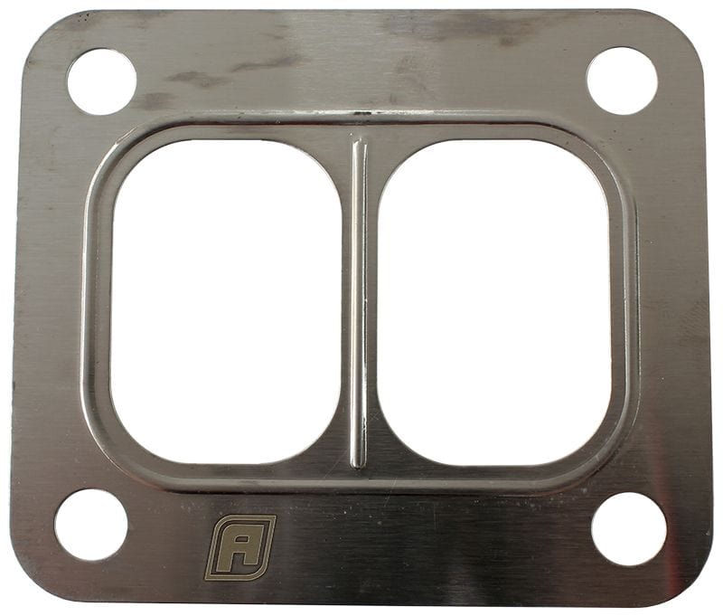Aeroflow Performance Suit T4 Twin Entry Flange, Single Layer Embossed Steel Turbo Inlet Flange Gasket AF9557-0003 Autofit