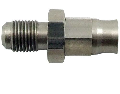 Aeroflow Performance Suits 200 Series PTFE Hose Straight Stainless Steel Male Hose End 3/8"-24 to -3AN AF220-03 Autofit