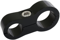 Aeroflow Performance Suits -6 and -10 Braid Hose or -8 and -12 Teflon Hose Stepped Billet Dual Hose Separator - Black Finish AF156-09-12BLK Autofit