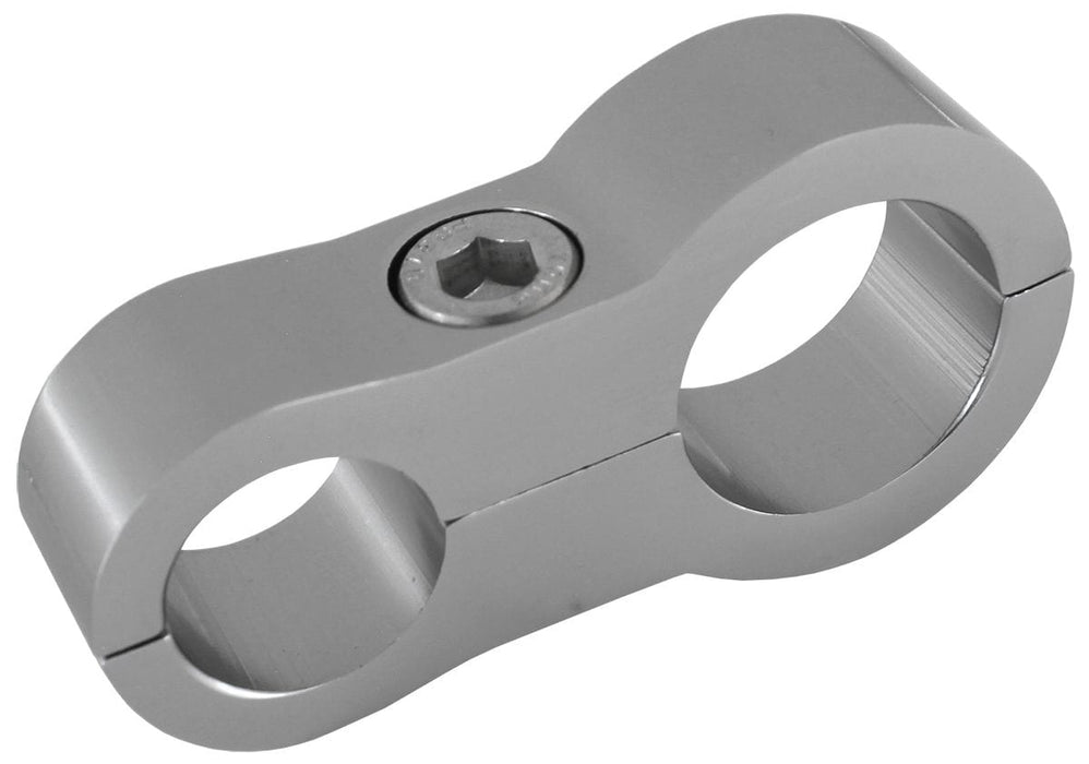 Aeroflow Performance Suits -6 and -10 Braid Hose or -8 and -12 Teflon Hose Stepped Billet Dual Hose Separator - Titanium Finish AF156-09-12T Autofit