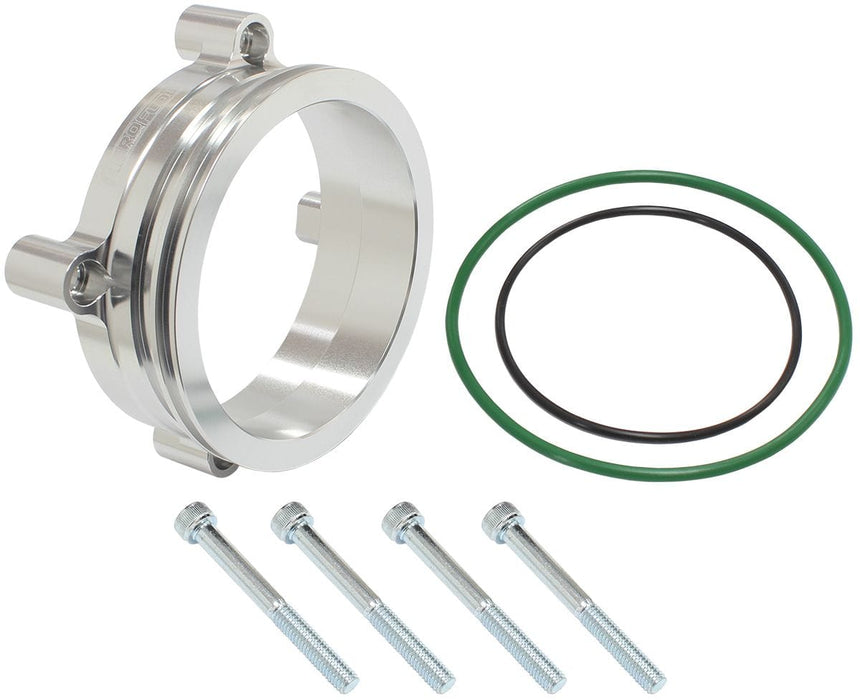 Aeroflow Performance suits 74mm Bosch DBW and 3" Intercooler Clamp Bosch DBW Adapter, Silver Finish AF64-2138 Autofit