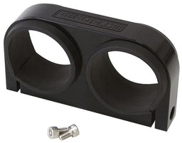 Aeroflow Performance Suits Aeroflow/Bosch 044 Fuel Pumps. Can also be used as a 2-5/8" Gau Dual Billet Fuel Pump Bracket - Black AF64-2902BLK Autofit