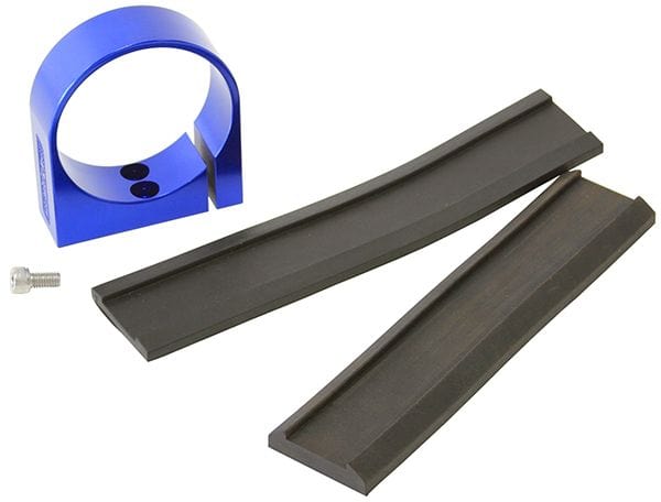 Aeroflow Performance Suits Aeroflow/Bosch 044 Fuel Pumps. Can also be used as a 2-5/8" Gau Single Billet Fuel Pump Bracket - Blue AF64-2901 Autofit