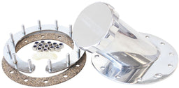 Aeroflow Performance Suits Aeroflow Fuel Cells, Polished Finish Remote Fuel Cell Filler 45° 2-1/2" Neck AF85-3000 Autofit