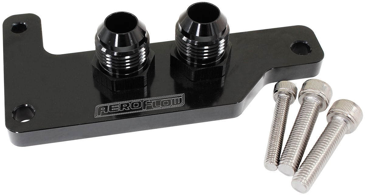 Aeroflow Performance Suits GM LS Series Slimline Oil Block Adapter AF82-2030 Autofit