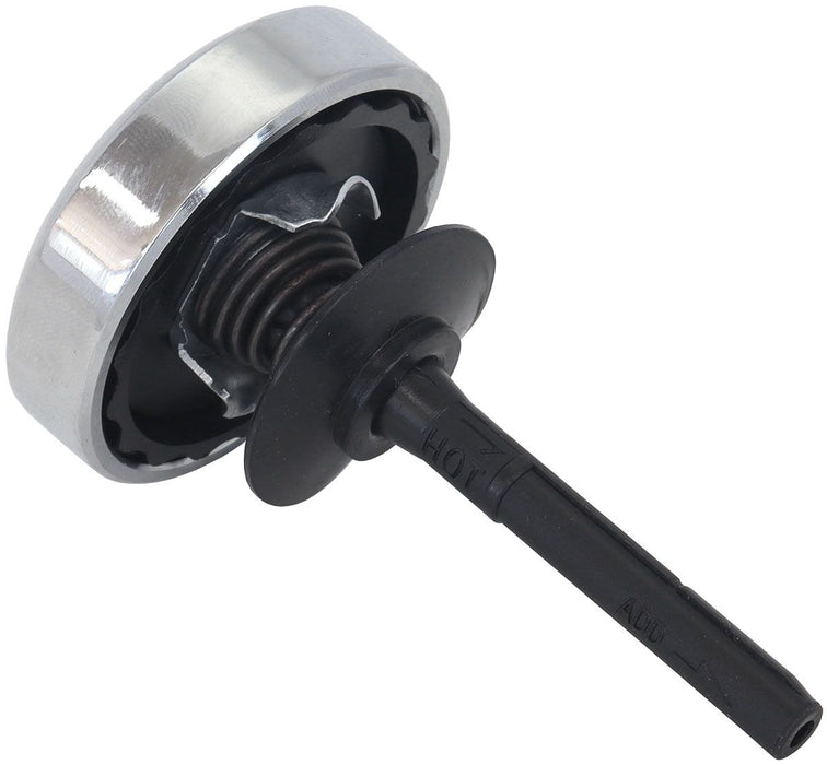 Aeroflow Performance Suits GM Saginaw Pump Power Steering Pump Dipstick Cap & Cover - Chrome Finish AF83-1001 Autofit