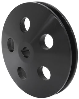 Aeroflow Performance Suits GM Saginaw Pump Power Steering Pump Pulley with Single Groove - Black Finish AF83-1003BLK Autofit
