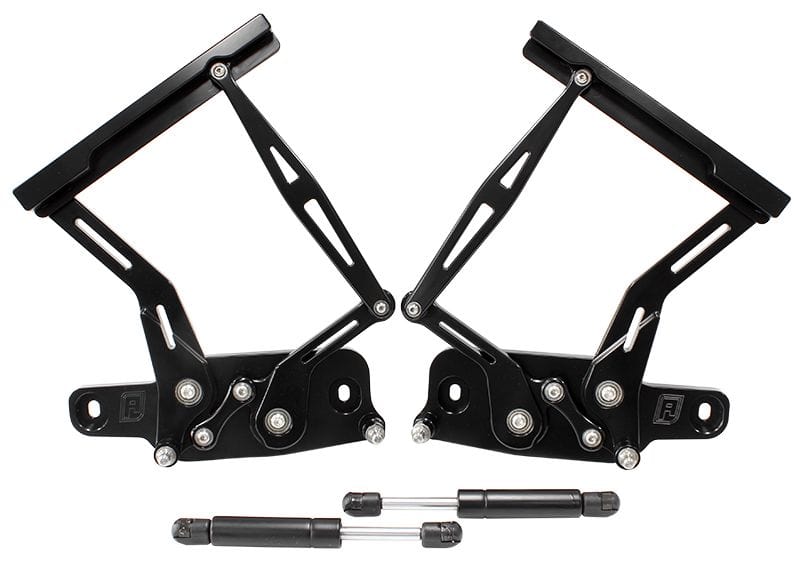 Aeroflow Performance Suits LC and LJ, Sold as a Pair Holden Torana Billet Bonnet Hinge Kit - Black Finish AF64-4128BLK Autofit