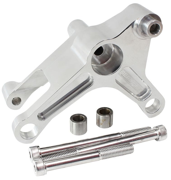 Aeroflow Performance Suits LS Series Engines Passenger Side (STD Position) LS Series Billet Alternator Bracket - Polished AF64-4027 Autofit