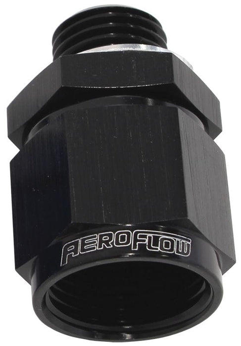 Aeroflow Performance Supplied With Washer, Black Finish Male M14 x 1.5 to Female -8AN Swivel Adapter AF906-08-M14BLK Autofit