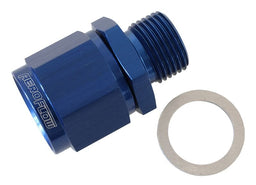 Aeroflow Performance Supplied With Washer, Blue Finish Male M18 x 1.5 to Female -10AN Swivel Adapter AF906-10-M18 Autofit