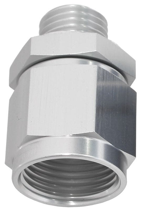 Aeroflow Performance Supplied With Washer, Silver Finish Male M14 x 1.5 to Female -8AN Swivel Adapter AF906-08-M14S Autofit