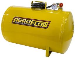 Aeroflow Performance Tank Dimensions: 21-1/16" (535mm) x 14-11/64" (360mm) 10 Gallon Steel Portable Air Tank - Yellow (125 PSI Max) AF77-3011 Autofit