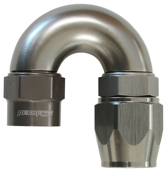 Aeroflow Performance Titanium Finish. Suits Kryptalon® Series Hose Kryptalon® Series Heavy Duty One Piece Swivel 180° Hose End -10AN AF7856-10 Autofit