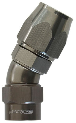 Aeroflow Performance Titanium Finish. Suits Kryptalon® Series Hose Kryptalon® Series Heavy Duty One Piece Swivel 30° Hose End -8AN AF7857-08 Autofit