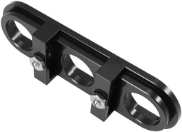 Aeroflow Performance Universal Modular 3-Port Billet Bulkhead Plate Universal Modular 3-Port Billet Bulkhead Plate AF88-2020BLK Autofit