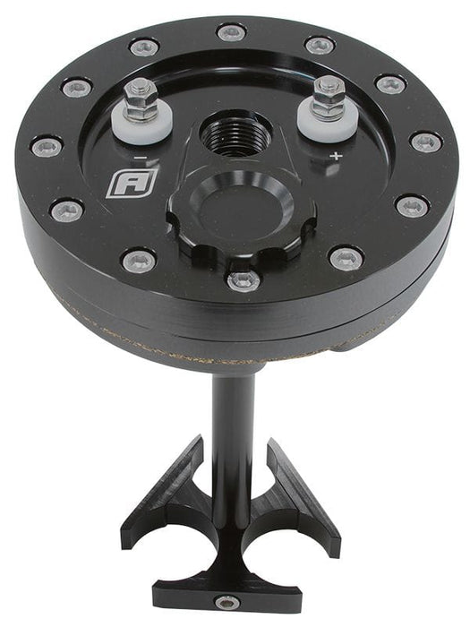 Aeroflow Performance Use With AF49-1041 Fuel Pump Billet Triple 39mm Fuel Pump Hanger - Black AF64-4053BLK Autofit