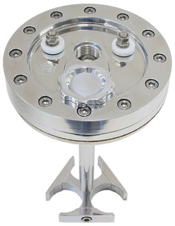Aeroflow Performance Use With AF49-1041 Fuel Pump Billet Triple 39mm Fuel Pump Hanger - Polished AF64-4053 Autofit
