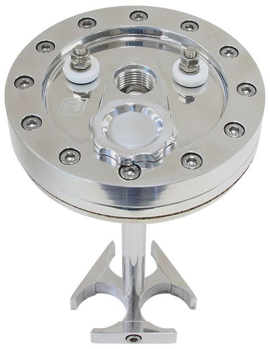 Aeroflow Performance Use With AF49-1041 Fuel Pump Billet Triple 39mm Fuel Pump Hanger - Polished AF64-4053 Autofit