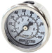 Aeroflow Performance White Face, Black Pointer, 1/8" NPT Male Thread 1-1/2" 100 psi Pressure Gauge AF30-2207 Autofit