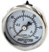 Aeroflow Performance White Face, Black Pointer, 1/8" NPT Male Thread 1-1/2" 30 psi Pressure Gauge AF30-2211 Autofit