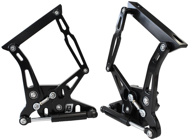 Aeroflow Performance Will fit with Girling Brake Booster only, Sold as a Pair Ford Falcon XR-XY Billet Bonnet Hinge Kit - Black Finish AF64-4105BLK Autofit