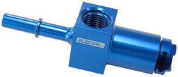 Aeroflow Performance With 1/8" NPT and -8 ORB Ports Push-On 3/8" Female to Male EFI Fuel Fitting - Blue AF905-02 Autofit