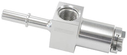 Aeroflow Performance With 1/8" NPT and -8 ORB Ports Push-On 3/8" Female to Male EFI Fuel Fitting - Silver AF905-02S Autofit