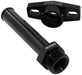 Aeroflow Performance With 100mm x 19mm Barb, 38-44mm Hole Centres. Black Finish. Turbo Drain Adapter AF463-13 Autofit