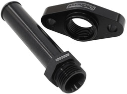 Aeroflow Performance With 100mm x 19mm Barb, 51mm Hole Centre. Black Finish. Turbo Drain Adapter AF463-17 Autofit