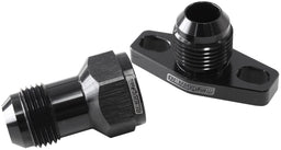Aeroflow Performance With -10AN Fitting, 38-44mm Hole Centres. Black Finish. Turbo Drain Adapter AF463-11 Autofit