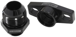 Aeroflow Performance With -12AN Fitting, 38-44mm Hole Centres. Black Finish. Turbo Drain Adapter AF463-10 Autofit