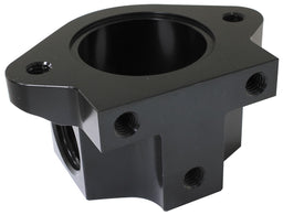 Aeroflow Performance With -12AN Ports, Use With Chev Thermostat Housing Billet Remote Thermostat Housing - Black AF64-3043BLK Autofit