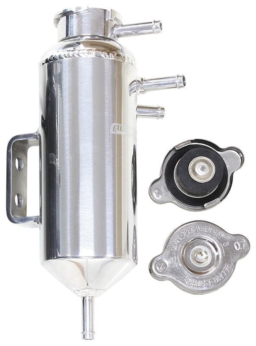 Aeroflow Performance With 5/16" Male Barbs, Radiator Cap & Blanking Cap Universal Header Tank - Polished AF77-1031 Autofit