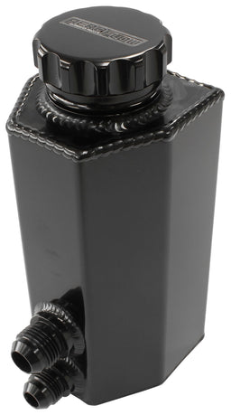 Aeroflow Performance With -8AN & -10AN Ports, 660ml (22.5oz) Universal Fabricated Power Steering Tank - Black AF77-1032BLK Autofit
