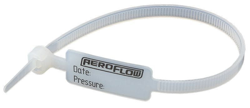 Aeroflow Performance With Date & Pressure (50 Pack) Pressure Testing Tag AF98-2061 Autofit