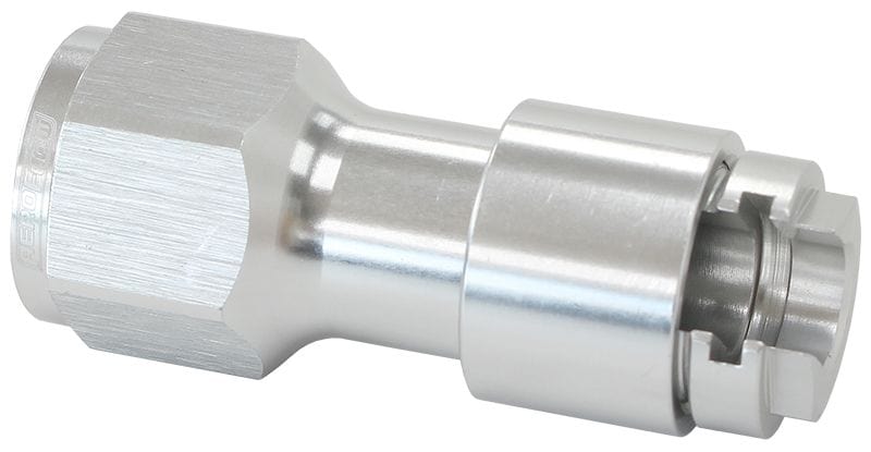 Aeroflow Performance With Female -6 ORB Push-On 5/16" Female EFI Fuel Fitting - Silver AF908-06-01S Autofit