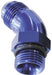 Aeroflow Performance With Jam Nut, Blue Finish 45° ORB to Male AN Full Flow Adapter -12 ORB to -10AN AF902-10-12 Autofit