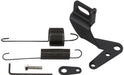 Aeroflow Performance With Return Spring Stainless Steel Throttle Cable Bracket - Black AF42-1104BLK Autofit