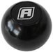 Aeroflow Performance With Thread Inserts Bang Shift Billet Round Gear Knob - Black AF72-9900BLK Autofit