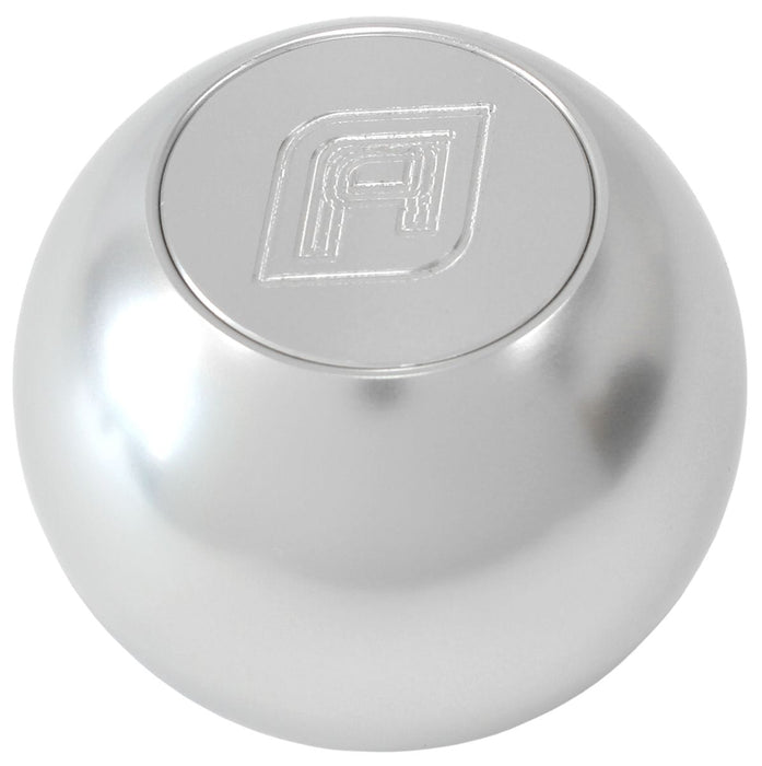 Aeroflow Performance With Thread Inserts Bang Shift Billet Round Gear Knob - Silver AF72-9900 Autofit