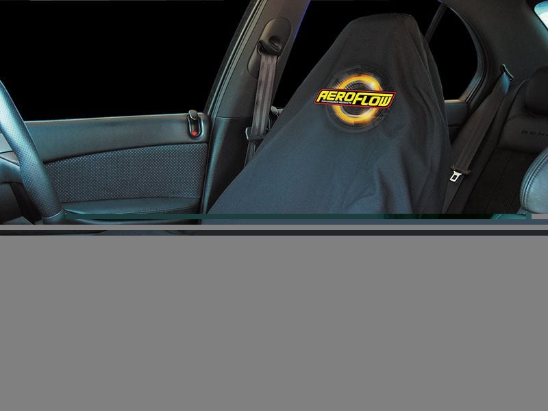 Aeroflow Performance With Yellow Aeroflow Logo Throw Seat Cover AF-THROW Autofit