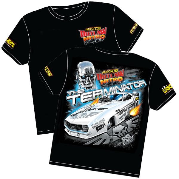 Aeroflow Performance X-Large The Terminator' Camaro Outlaw Nitro Funny Car T-Shirt RTTERM-XL Autofit
