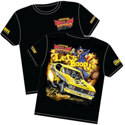 Aeroflow Performance Youth Large Let's Boogie' Mustang Outlaw Nitro Funny Car T-Shirt RTLB-YOUTH-L Autofit