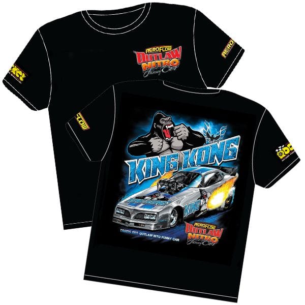 Aeroflow Performance Youth Small King Kong' Pontiac Trans-Am Outlaw Nitro Funny Car T-Shirt RTKK-YS Autofit